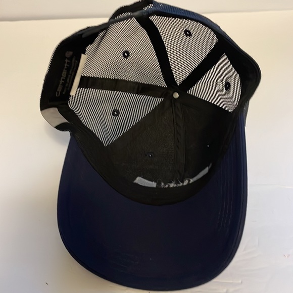 Carhartt new country baseball trucker hat cap snap back mesh os black - Picture 7 of 8